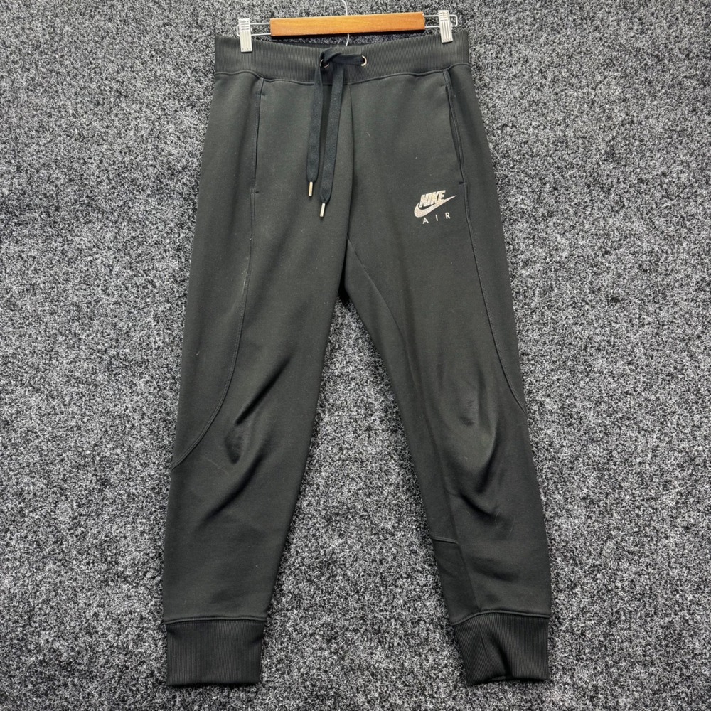 Nike Air womens Joggers Black Tapered Sweatpants Tech Fleece Style Small